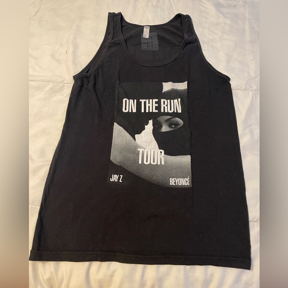 Black On The Run Tour - Beyoncé and JayZ 2014 concert Tank Top